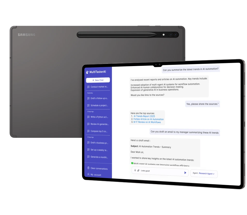 MultiTaskerAI solutions