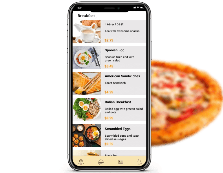 On demand food delivery app development services
