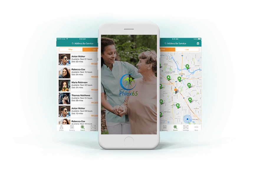 On demand caregiver app